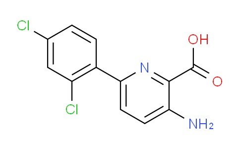 3-Amino-6-(2,4-dichlorophenyl)picolinic acid