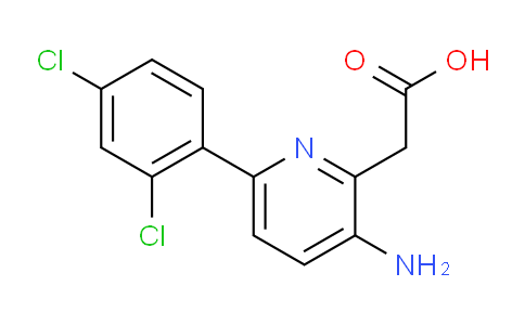 AM52731 | 1361677-34-0 | 3-Amino-6-(2,4-dichlorophenyl)pyridine-2-acetic acid