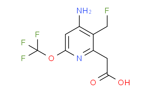 AM52748 | 1804533-92-3 | 4-Amino-3-(fluoromethyl)-6-(trifluoromethoxy)pyridine-2-acetic acid