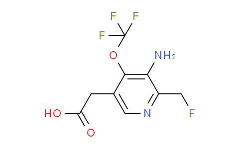 AM52752 | 1804029-39-7 | 3-Amino-2-(fluoromethyl)-4-(trifluoromethoxy)pyridine-5-acetic acid