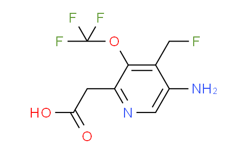 AM52753 | 1804029-43-3 | 5-Amino-4-(fluoromethyl)-3-(trifluoromethoxy)pyridine-2-acetic acid