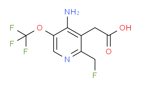 AM52755 | 1803471-45-5 | 4-Amino-2-(fluoromethyl)-5-(trifluoromethoxy)pyridine-3-acetic acid
