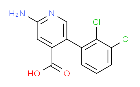 2-Amino-5-(2,3-dichlorophenyl)isonicotinic acid