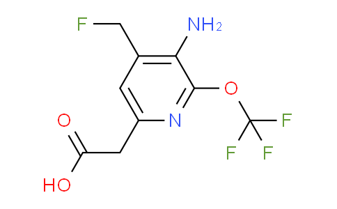AM52819 | 1806193-70-3 | 3-Amino-4-(fluoromethyl)-2-(trifluoromethoxy)pyridine-6-acetic acid