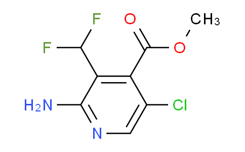 AM52829 | 1804699-55-5 | Methyl 2-amino-5-chloro-3-(difluoromethyl)pyridine-4-carboxylate
