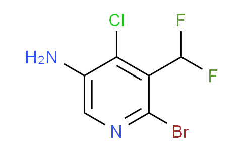 5-Amino-2-bromo-4-chloro-3-(difluoromethyl)pyridine
