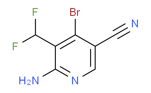 2-Amino-4-bromo-5-cyano-3-(difluoromethyl)pyridine