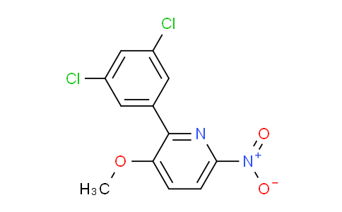 2-(3,5-Dichlorophenyl)-3-methoxy-6-nitropyridine