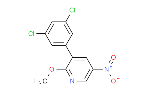 3-(3,5-Dichlorophenyl)-2-methoxy-5-nitropyridine