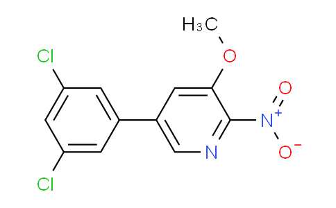 AM52874 | 1361833-81-9 | 5-(3,5-Dichlorophenyl)-3-methoxy-2-nitropyridine