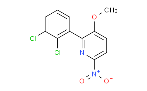 AM52879 | 1361763-44-1 | 2-(2,3-Dichlorophenyl)-3-methoxy-6-nitropyridine