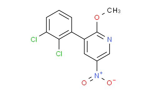 3-(2,3-Dichlorophenyl)-2-methoxy-5-nitropyridine