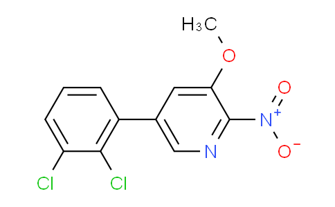 5-(2,3-Dichlorophenyl)-3-methoxy-2-nitropyridine