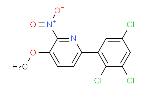 AM52911 | 1361671-23-9 | 3-Methoxy-2-nitro-6-(2,3,5-trichlorophenyl)pyridine