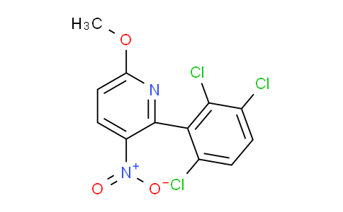 6-Methoxy-3-nitro-2-(2,3,6-trichlorophenyl)pyridine