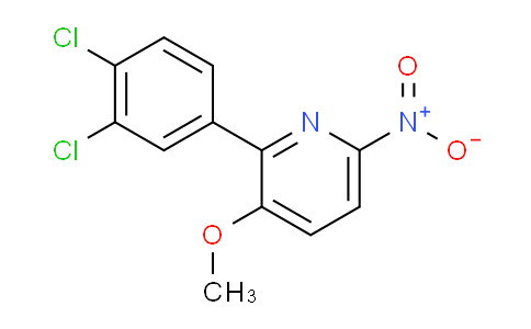 2-(3,4-Dichlorophenyl)-3-methoxy-6-nitropyridine
