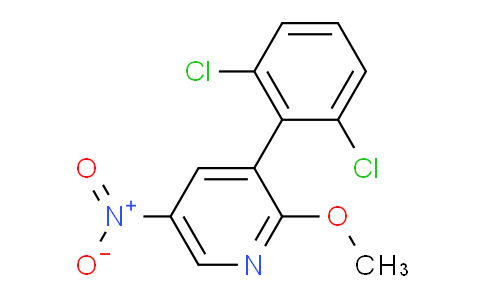 AM52947 | 1361605-95-9 | 3-(2,6-Dichlorophenyl)-2-methoxy-5-nitropyridine