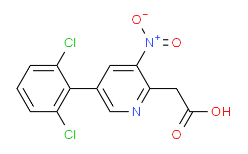 AM52957 | 1361473-94-0 | 5-(2,6-Dichlorophenyl)-3-nitropyridine-2-acetic acid