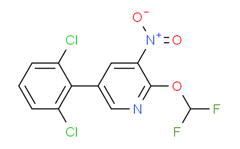 AM52960 | 1361547-82-1 | 5-(2,6-Dichlorophenyl)-2-(difluoromethoxy)-3-nitropyridine