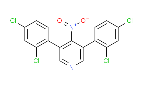 3,5-Bis(2,4-dichlorophenyl)-4-nitropyridine