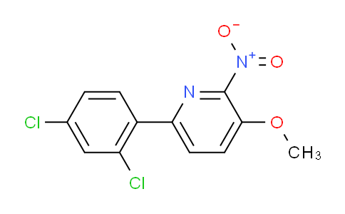 6-(2,4-Dichlorophenyl)-3-methoxy-2-nitropyridine