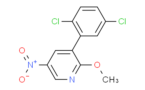 3-(2,5-Dichlorophenyl)-2-methoxy-5-nitropyridine