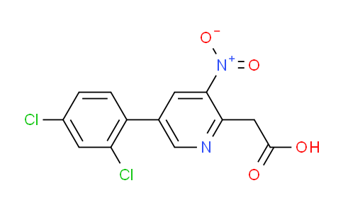 AM52988 | 1361757-43-8 | 5-(2,4-Dichlorophenyl)-3-nitropyridine-2-acetic acid
