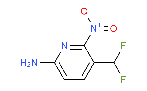 AM53048 | 1804653-48-2 | 6-Amino-3-(difluoromethyl)-2-nitropyridine