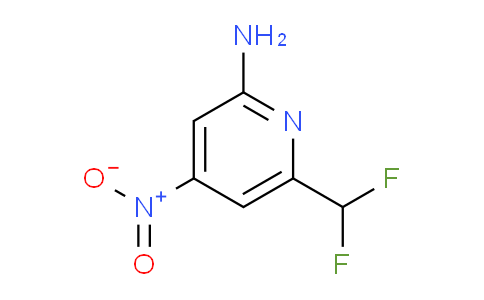 2-Amino-6-(difluoromethyl)-4-nitropyridine