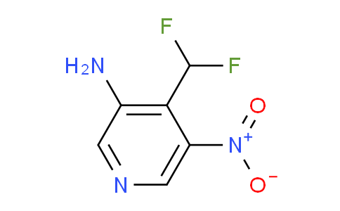 3-Amino-4-(difluoromethyl)-5-nitropyridine