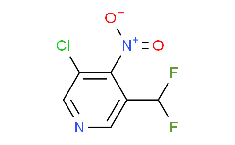 3-Chloro-5-(difluoromethyl)-4-nitropyridine