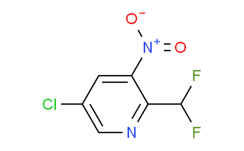 5-Chloro-2-(difluoromethyl)-3-nitropyridine