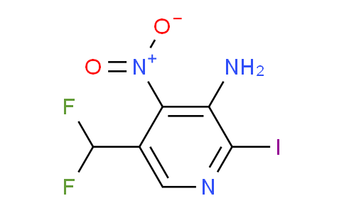 AM53083 | 1805331-97-8 | 3-Amino-5-(difluoromethyl)-2-iodo-4-nitropyridine