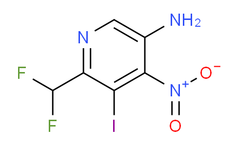 5-Amino-2-(difluoromethyl)-3-iodo-4-nitropyridine