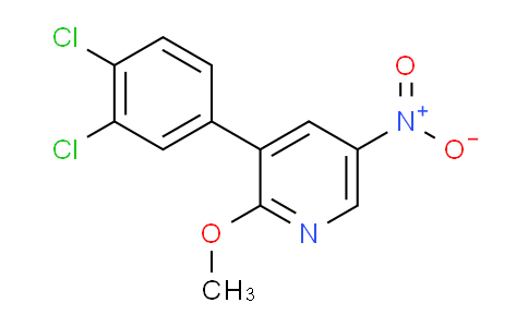 3-(3,4-Dichlorophenyl)-2-methoxy-5-nitropyridine