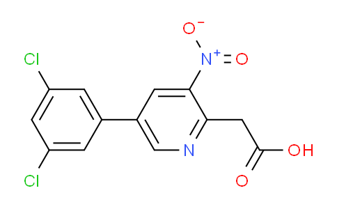 AM53182 | 1361707-55-2 | 5-(3,5-Dichlorophenyl)-3-nitropyridine-2-acetic acid