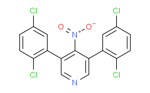 3,5-Bis(2,5-dichlorophenyl)-4-nitropyridine