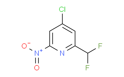 4-Chloro-2-(difluoromethyl)-6-nitropyridine