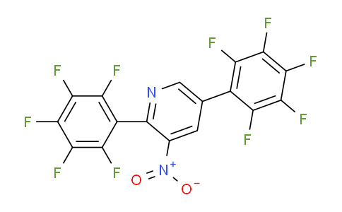 2,5-Bis(perfluorophenyl)-3-nitropyridine