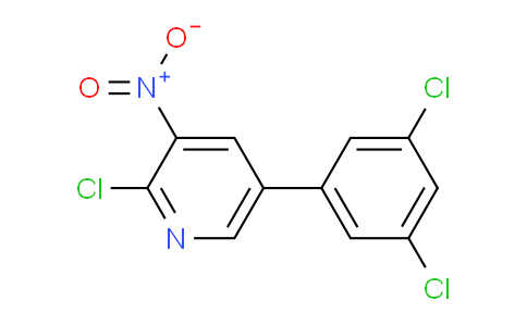 2-Chloro-5-(3,5-dichlorophenyl)-3-nitropyridine