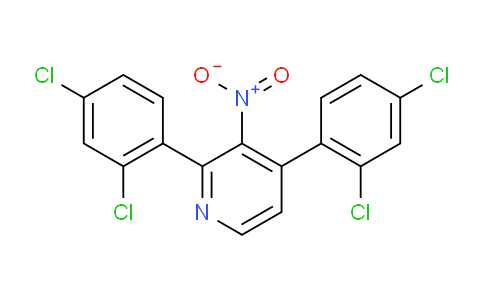 2,4-Bis(2,4-dichlorophenyl)-3-nitropyridine