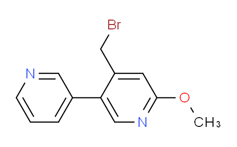 4-Bromomethyl-2-methoxy-5-(pyridin-3-yl)pyridine