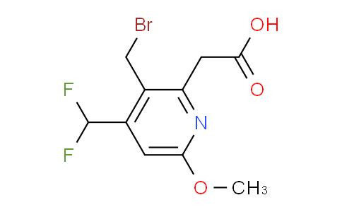 AM53287 | 1361906-90-2 | 3-(Bromomethyl)-4-(difluoromethyl)-6-methoxypyridine-2-acetic acid