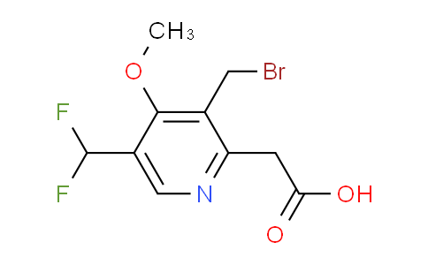 AM53290 | 1361797-80-9 | 3-(Bromomethyl)-5-(difluoromethyl)-4-methoxypyridine-2-acetic acid