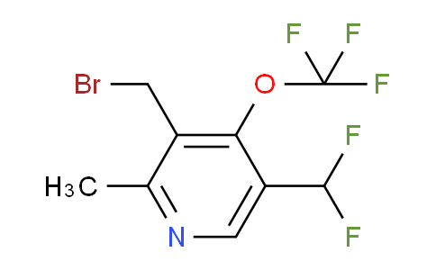 3-(Bromomethyl)-5-(difluoromethyl)-2-methyl-4-(trifluoromethoxy)pyridine