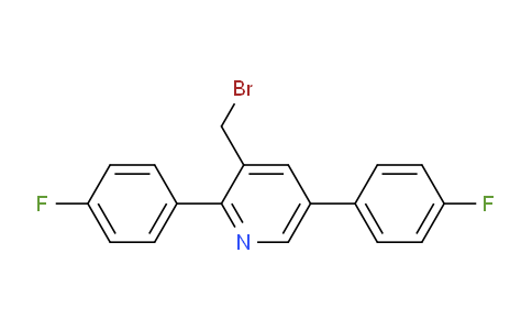 AM53360 | 1227564-66-0 | 2,5-Bis(4-fluorophenyl)-3-(bromomethyl)pyridine