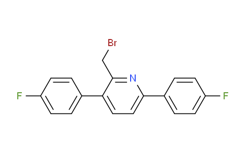 AM53377 | 1227584-21-5 | 3,6-Bis(4-fluorophenyl)-2-(bromomethyl)pyridine