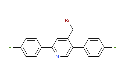 AM53379 | 1227605-73-3 | 2,5-Bis(4-fluorophenyl)-4-(bromomethyl)pyridine