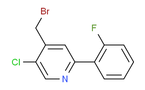 4-Bromomethyl-5-chloro-2-(2-fluorophenyl)pyridine