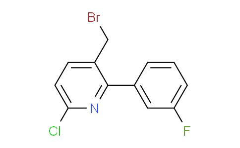 3-Bromomethyl-6-chloro-2-(3-fluorophenyl)pyridine